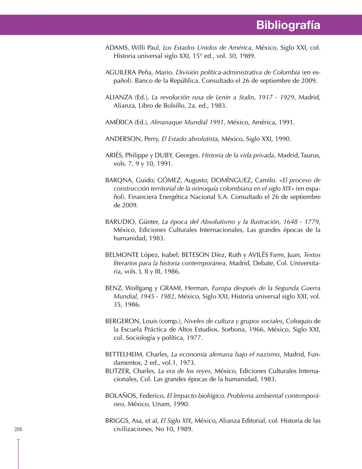 Página 266 de Ciencias Sociales 8° · Secundaria Activa