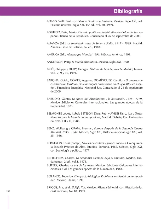 Página 266 de Ciencias Sociales 8° · Secundaria Activa