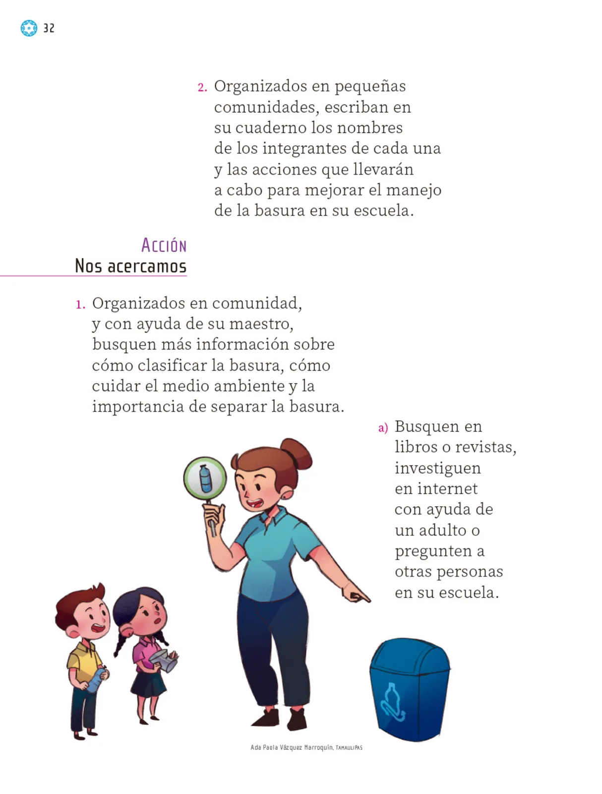 Miniatura página 33 de Proyectos Escolares.   Libro de Educación Primaria Grado 1°  Ciclo Escolar 2025 - 2026