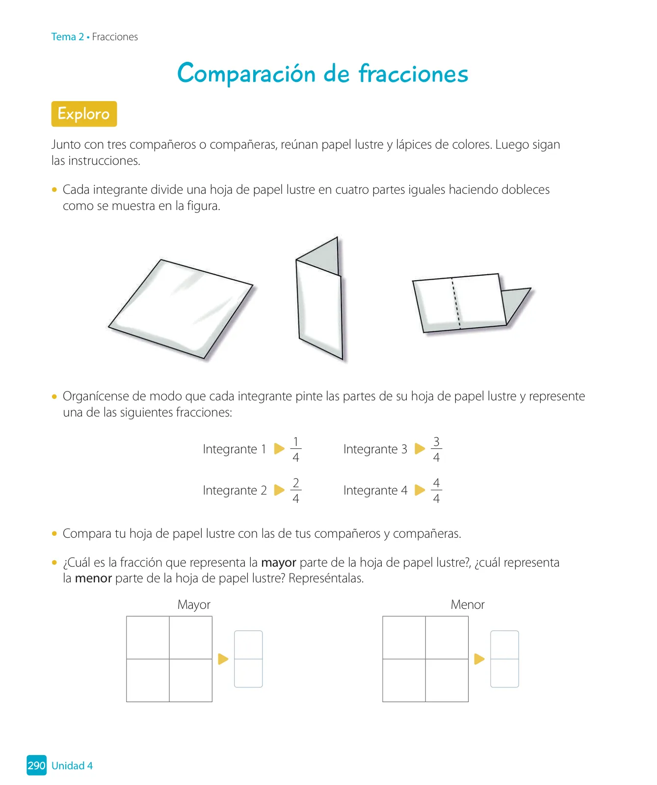 Página 292 de Matemática – Tercero Básico | Texto del Estudiante MINEDUC – Descargar PDF · 2024