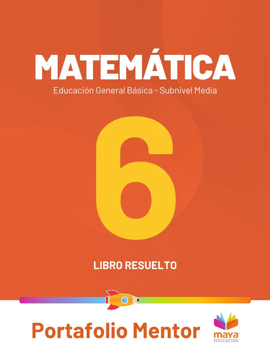 Portada de Matematica · 6 EGB · 2025