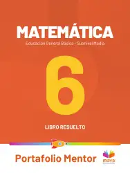 Portada de Matematica · 6 EGB · 2025