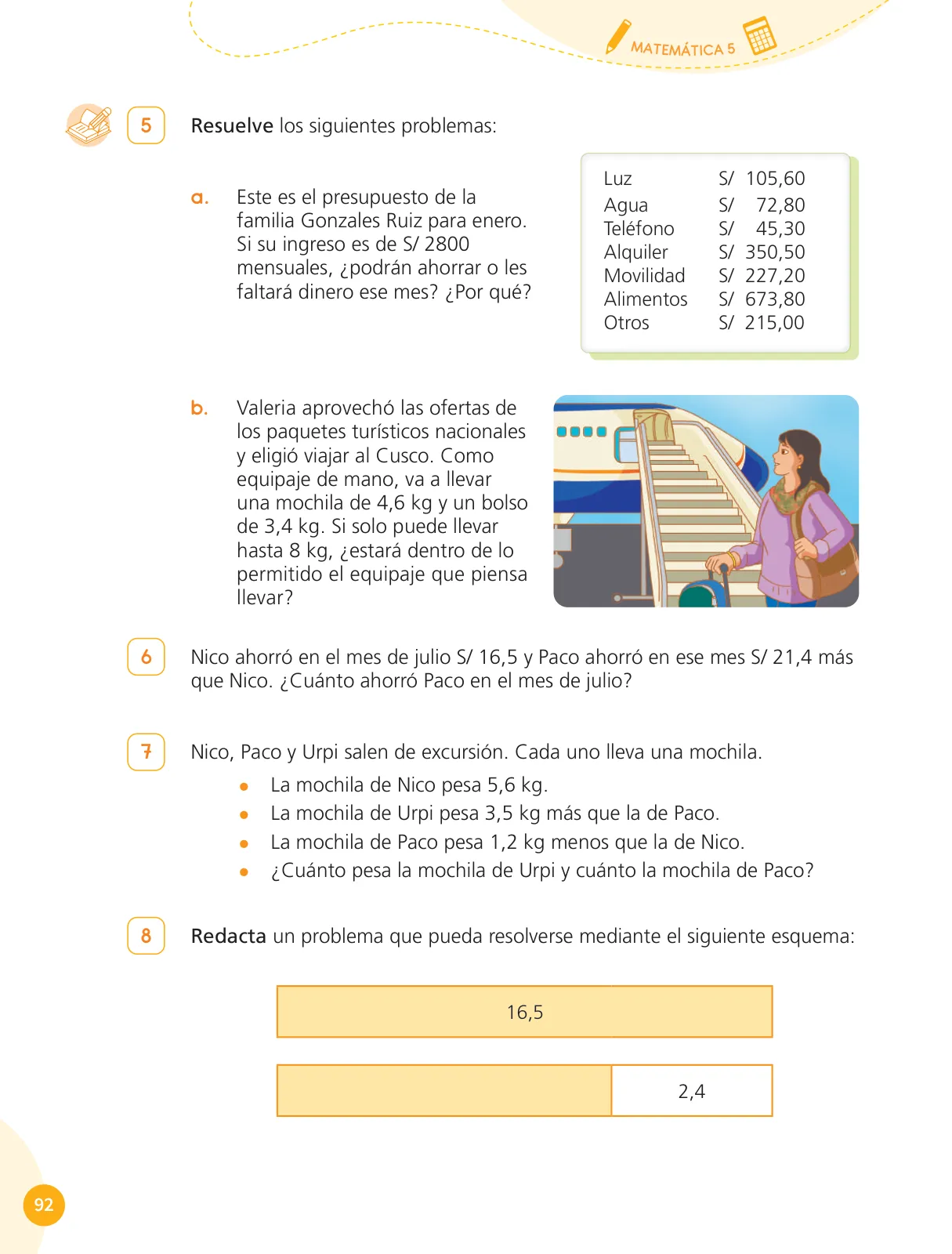 Página 94 de Cuadernillo de Matemática 5, quinto grado de Primaria · 2023