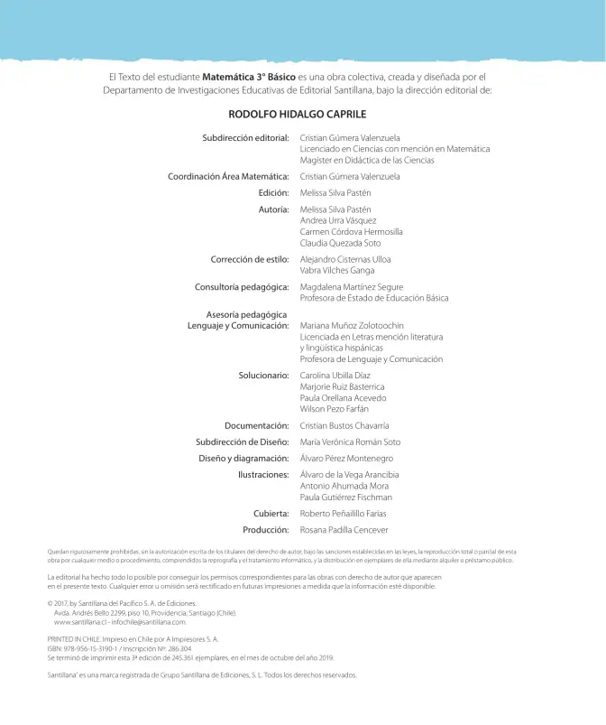 Página 4 de Matemática – Tercero Básico | Texto del Estudiante MINEDUC – Descargar PDF · 2019
