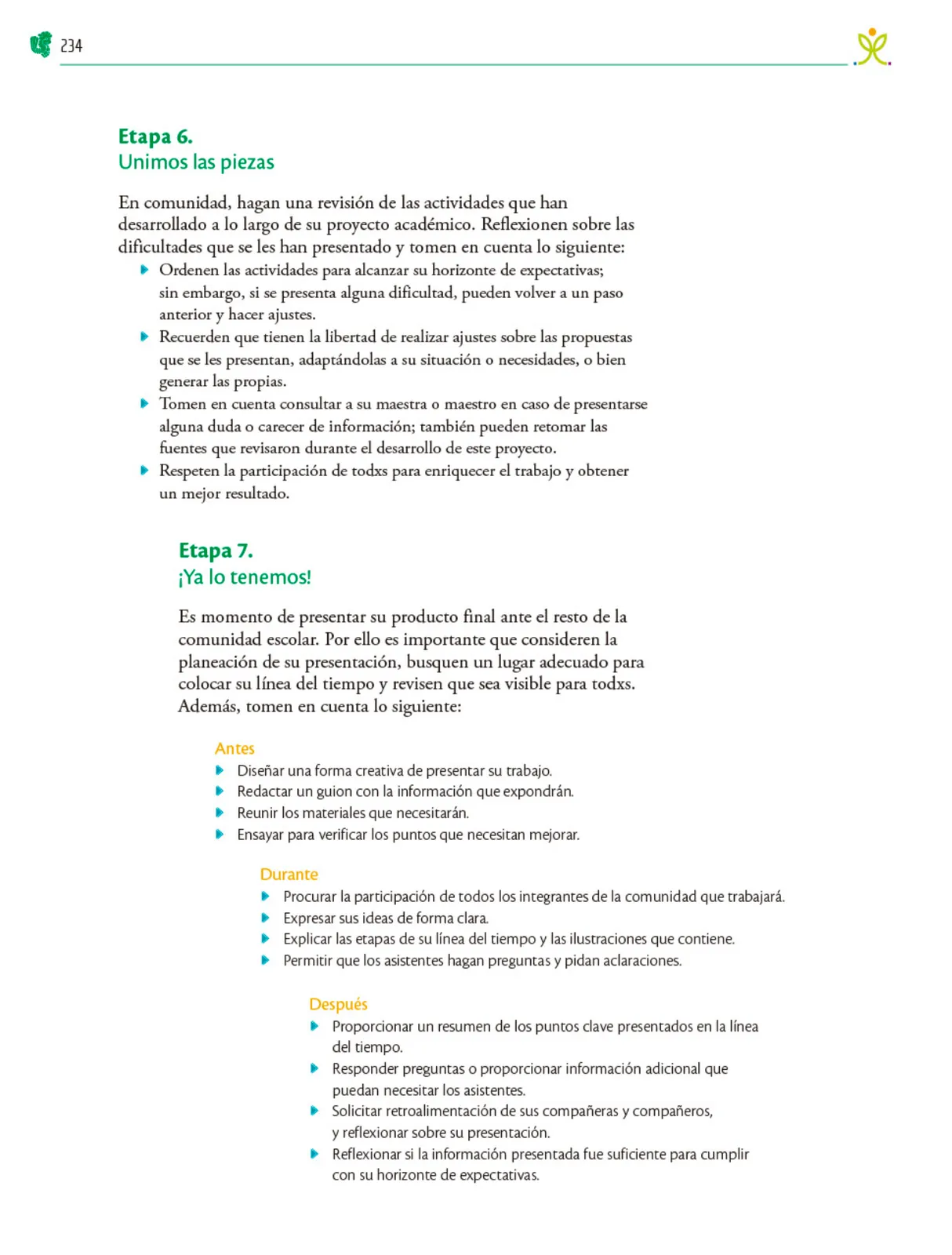 Página 235 de Colección Sk´asolil. Nuestro libro de Proyectos. Tomo I. Libro de Educación Telesecundaria Grado 2° Ciclo Escolar 2025 - 2026