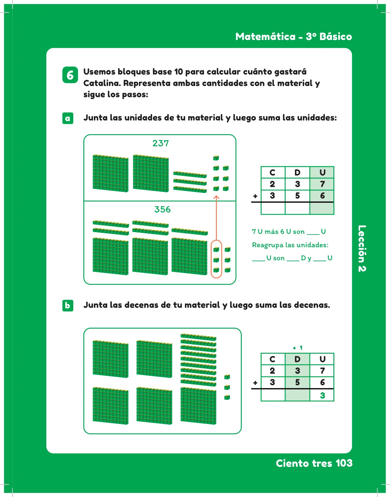 Página 105 de Sumo Primero – Tercero Básico | Texto del Estudiante MINEDUC – Descargar PDF · 2024
