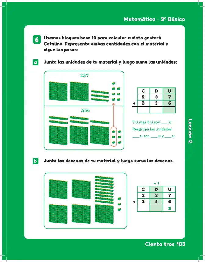 Página 105 de Sumo Primero – Tercero Básico | Texto del Estudiante MINEDUC – Descargar PDF · 2024