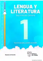 Portada de Lengua y Literatura 1 BGU · 2025