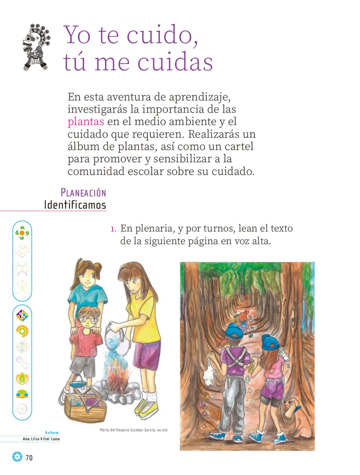Miniatura página 71 de Proyectos Escolares.   Libro de Educación Primaria Grado 1°  Ciclo Escolar 2025 - 2026