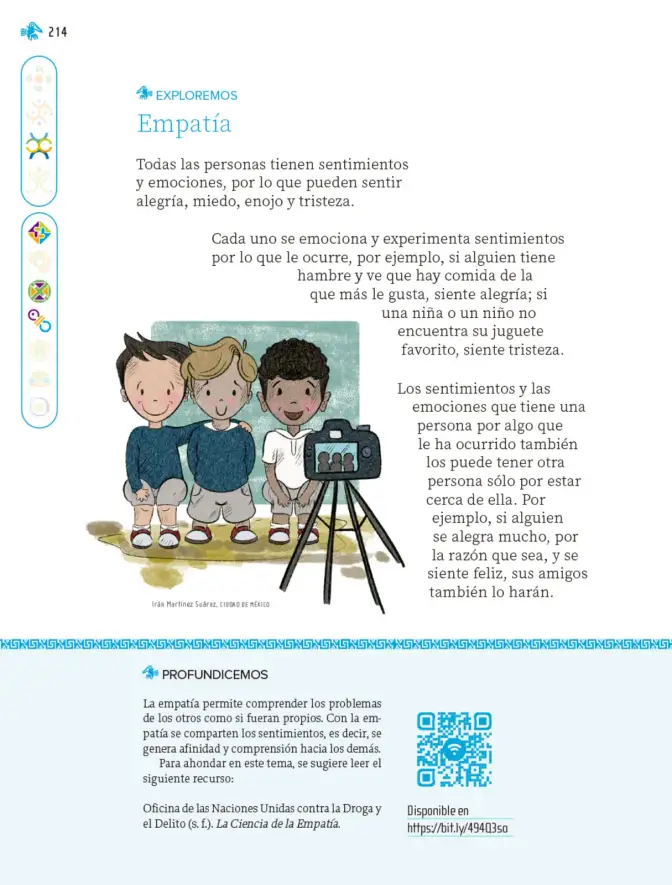 Página 215 de Nuestros saberes: Libro para alumnos, maestros y familia. Libro de Educación Primaria Grado 1° Ciclo Escolar 2025 - 2026