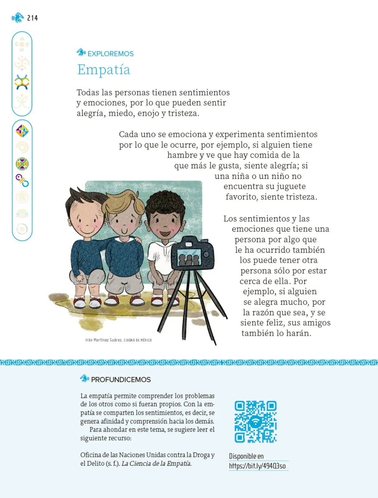 Miniatura página 215 de Nuestros saberes: Libro para alumnos, maestros y familia.   Libro de Educación Primaria Grado 1°  Ciclo Escolar 2025 - 2026