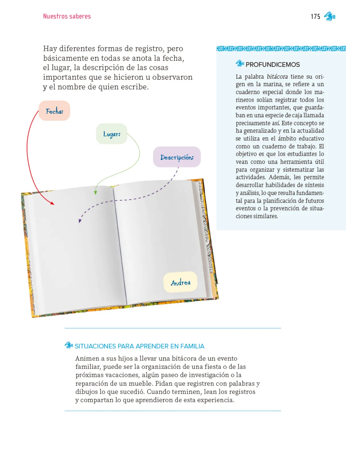 Página 176 de Nuestros saberes: Libro para alumnos, maestros y familia. Libro de Educación Primaria Grado 1° Ciclo Escolar 2025 - 2026