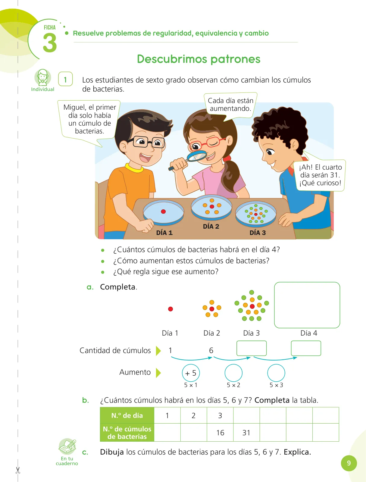 Página 11 de Cuadernillo de Matemática 6, sexto grado de Primaria · 2023