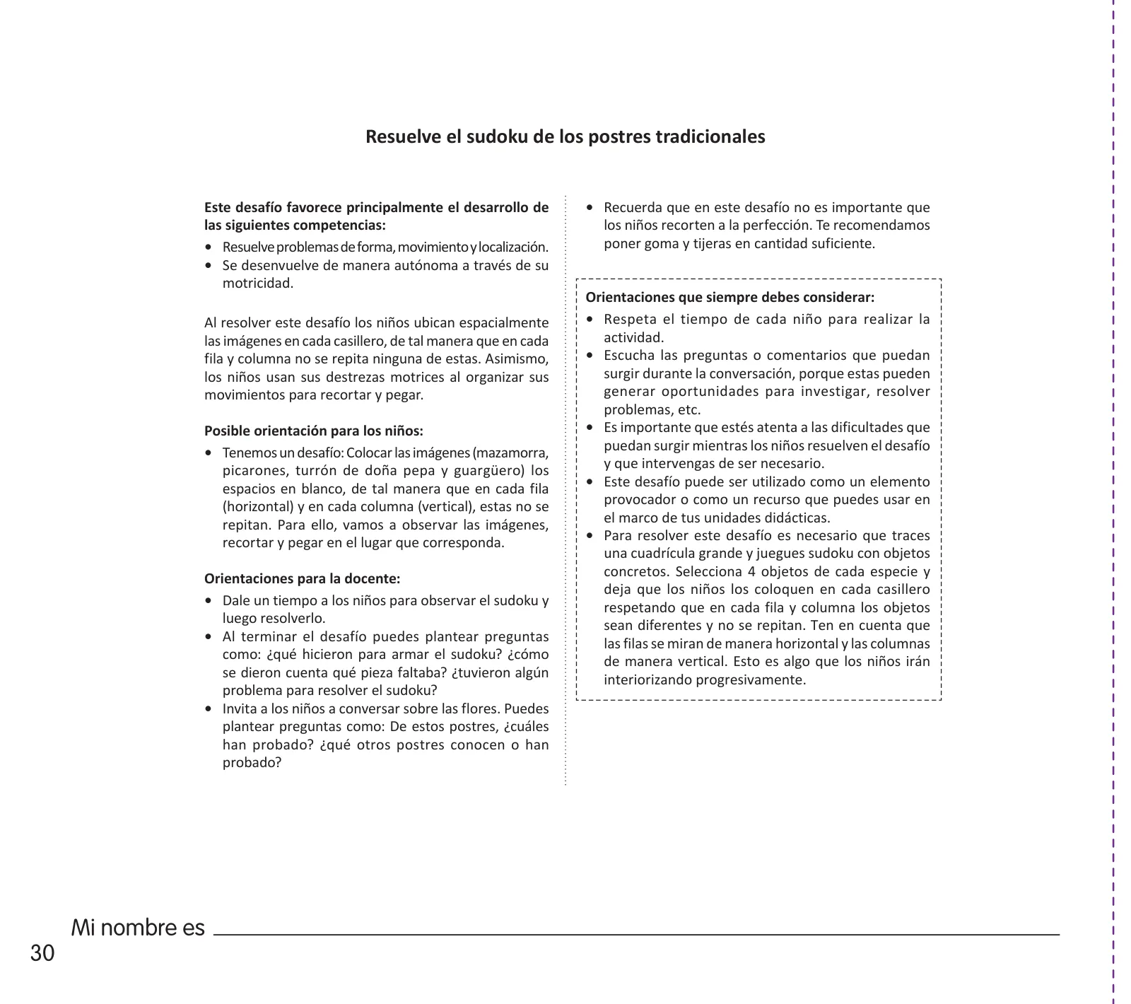 Página 32 de Crea, resuelve y aprende. Material impreso para niñas y niños de 5 años · 2024