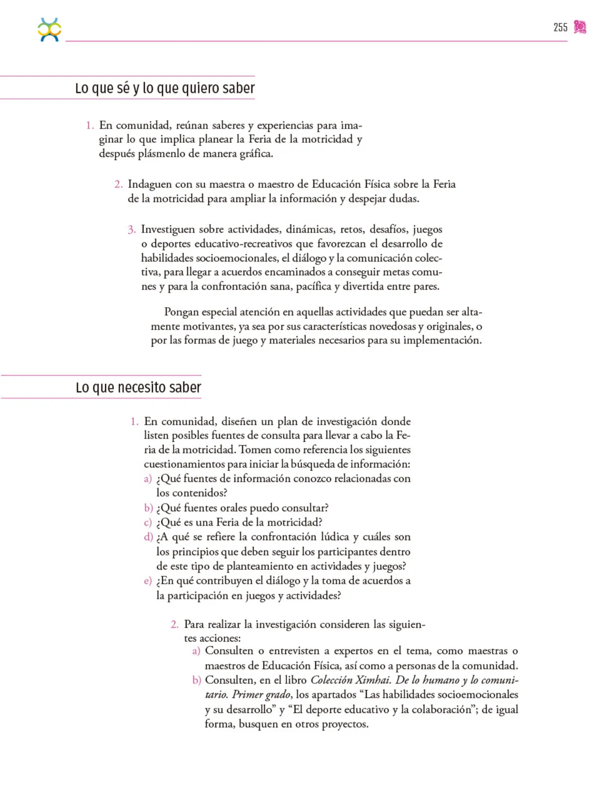 Página 256 de Colección Ximhai. Nuestro libro de proyectos.   Libro de Educación Secundaria Grado 1°  Ciclo Escolar 2025 - 2026
