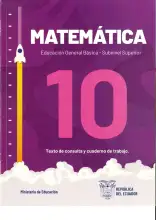 Portada de Matematica 10° · Egb 10 Matematica 2025 · 2025
