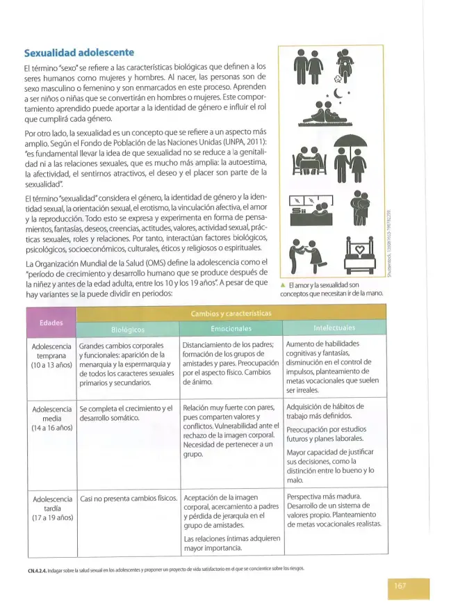 Página 166 de Ciencias Naturales 8° · Egb 8 Ciencias Naturales 2025 · 2025