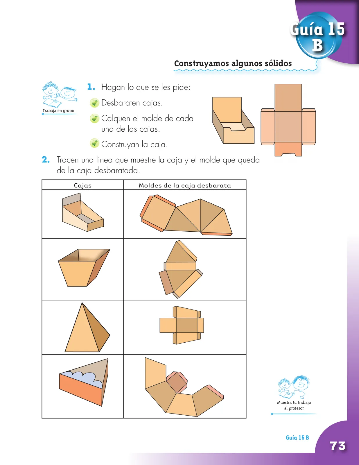 Página 73 de Matematica 3° · Cartilla 02