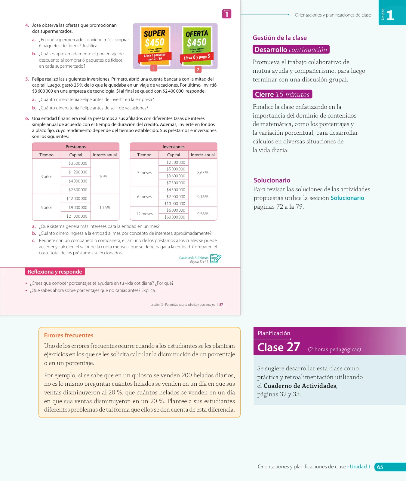 Página 67 de Matemática – Octavo Básico | Texto del Estudiante MINEDUC – Descargar PDF · 2024