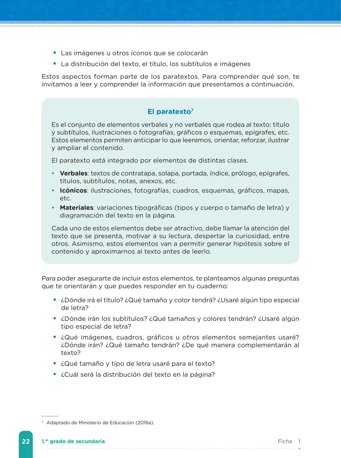 Miniatura página 24 de Fichas de aprendizaje de Comunicación 1 · 2024