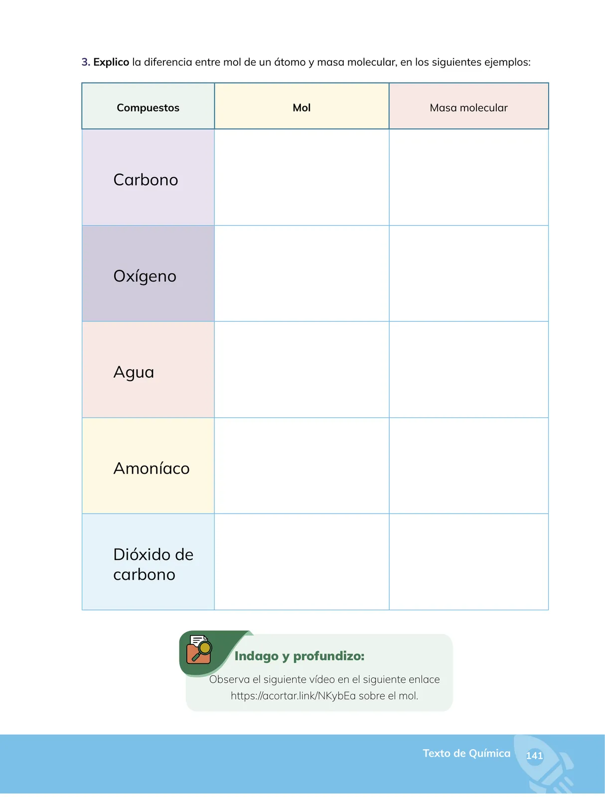 Página 142 de Quimica · 1ro BGU · 2024