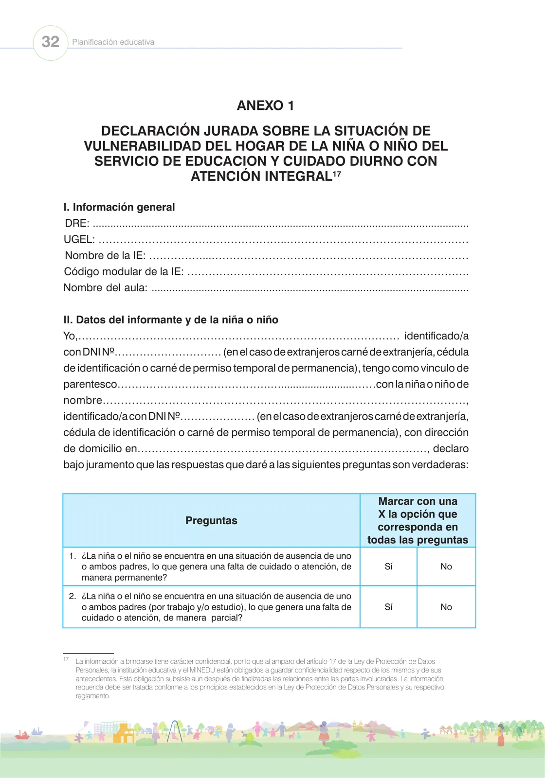 Miniatura página 34 de Orientaciones para el funcionamiento de las cunas y cunas jardín que brindan el servicio de educación y cuidado diurno con atención integral para niñas y niños de 12 a 36 meses : guía del servicio y protocolos · 2024