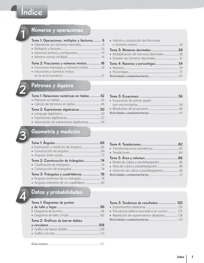 Página 7 de Matemática – Sexto Básico | Texto del Estudiante MINEDUC – Descargar PDF · 2024