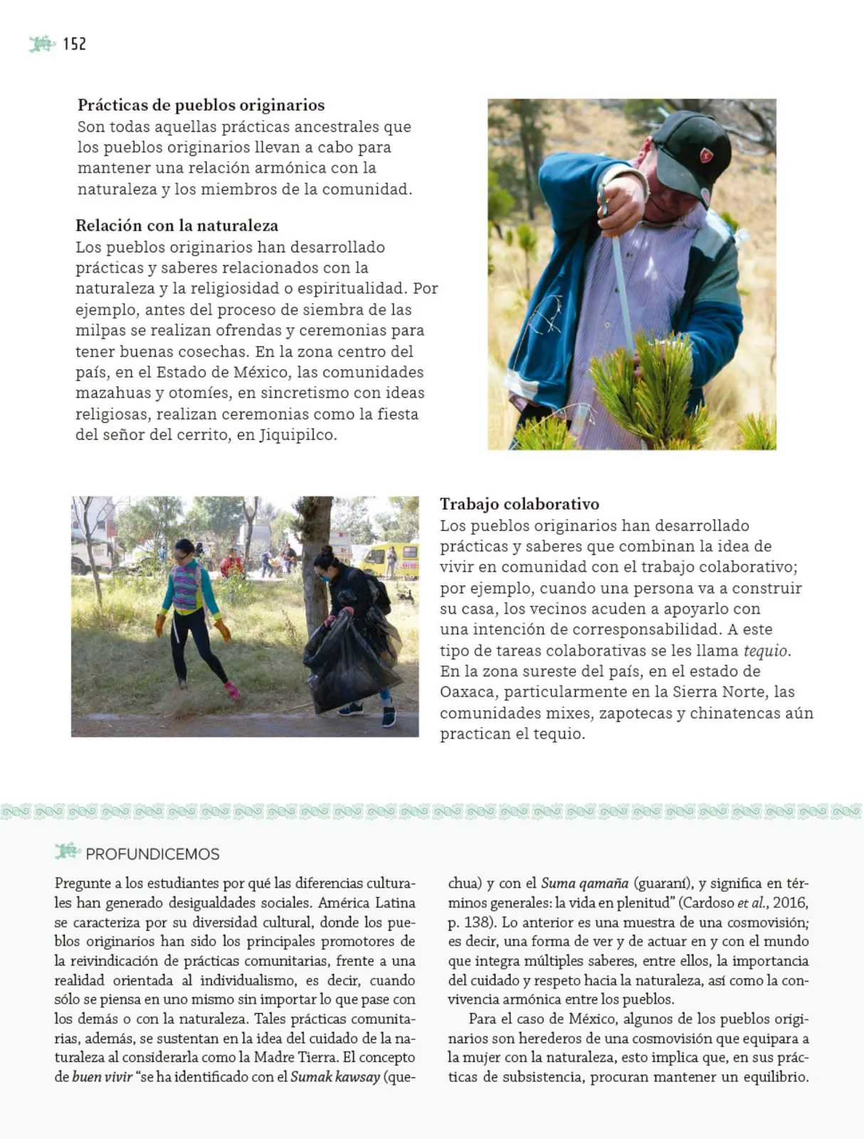 Página 153 de Nuestros saberes: Libro para alumnos, maestros y familia. Libro de Educación Primaria Grado 5° Ciclo Escolar 2025 - 2026
