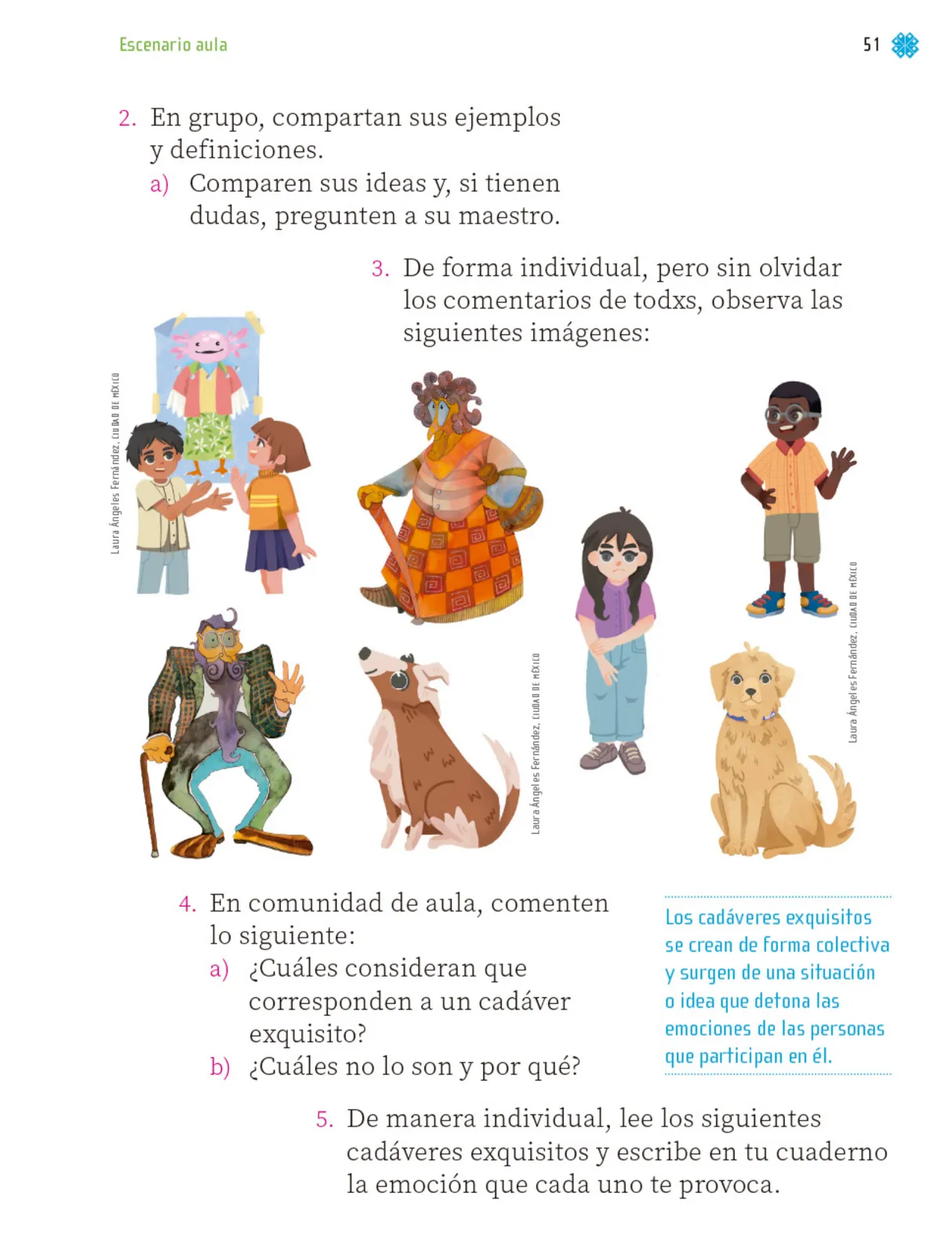 Página 52 de Proyectos de Aula. Libro de Educación Primaria Grado 1° Ciclo Escolar 2025 - 2026