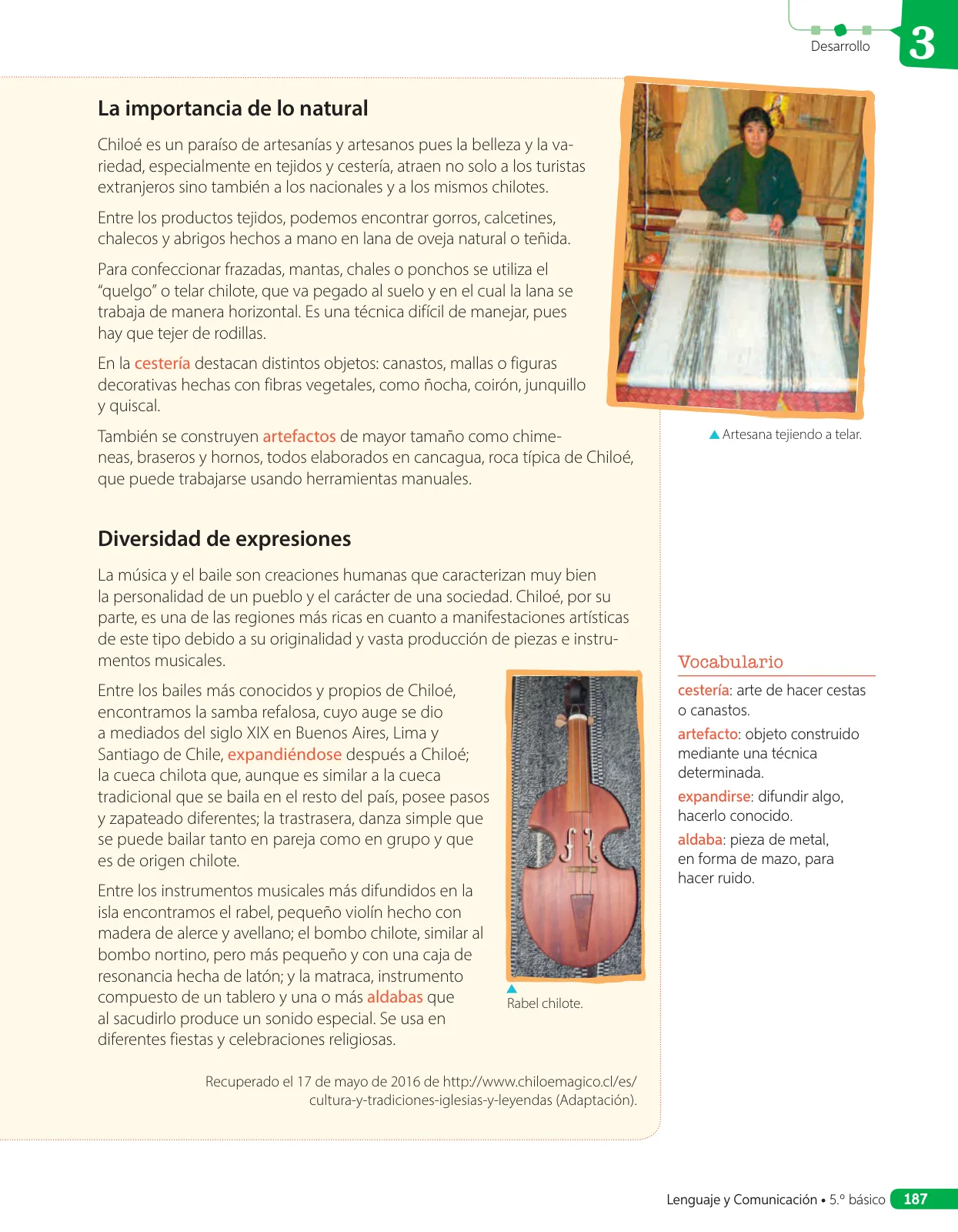Página 94 de Lenguaje y Comunicación – Quinto Básico | Texto del Estudiante MINEDUC – Descargar PDF · 2024