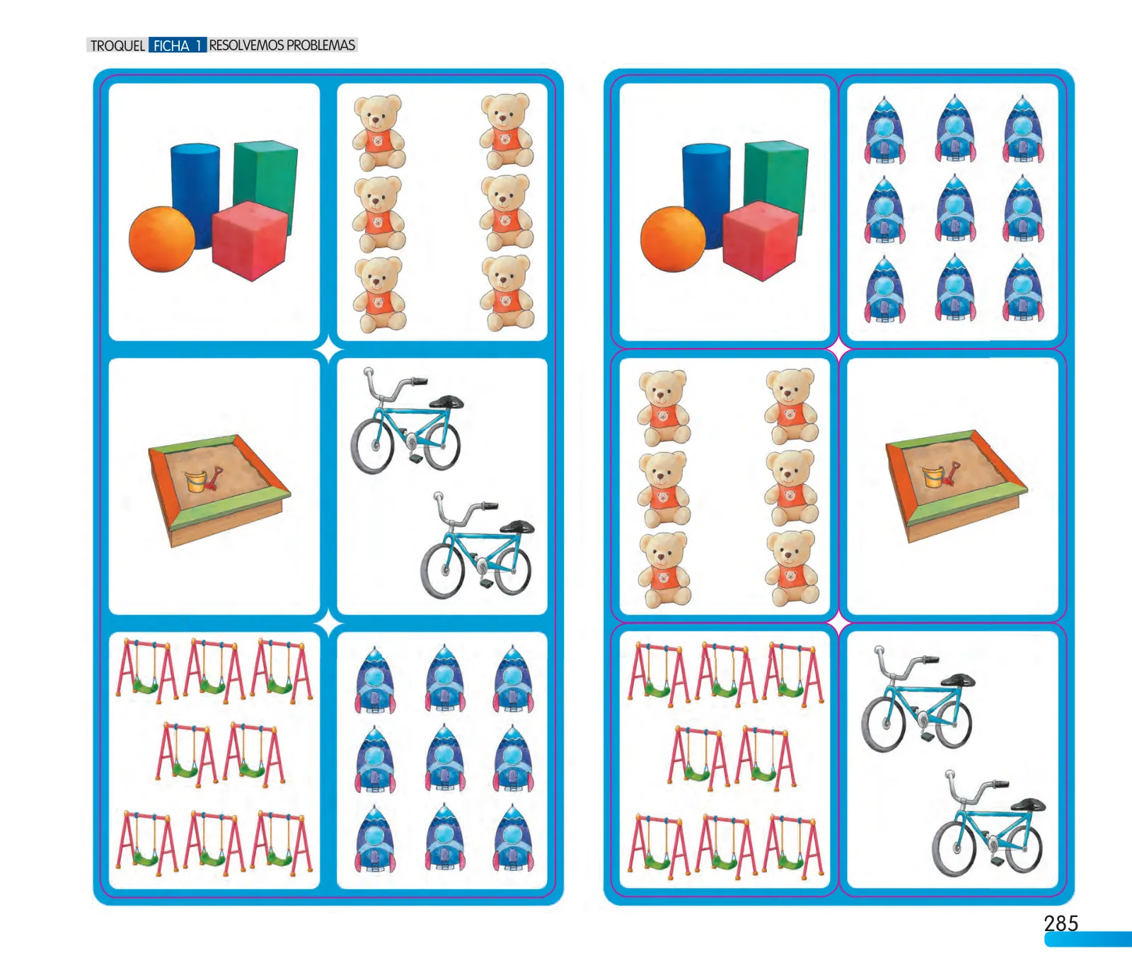 Miniatura página 287 de Aprendemos jugando : cuaderno de trabajo, 5 años · 2016