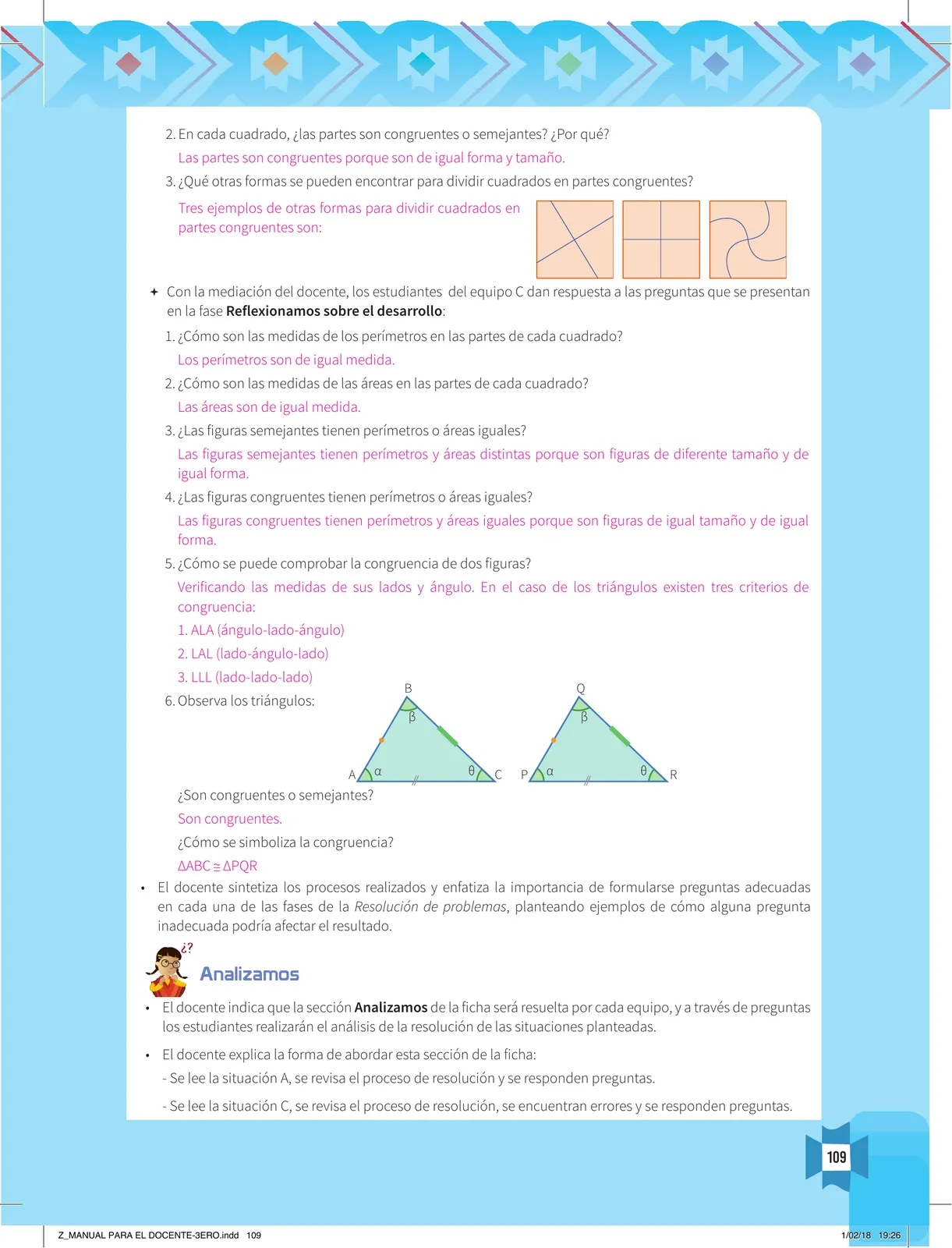 Miniatura página 111 de Resolvamos problemas 3 : manual para el docente 2018 · 2018