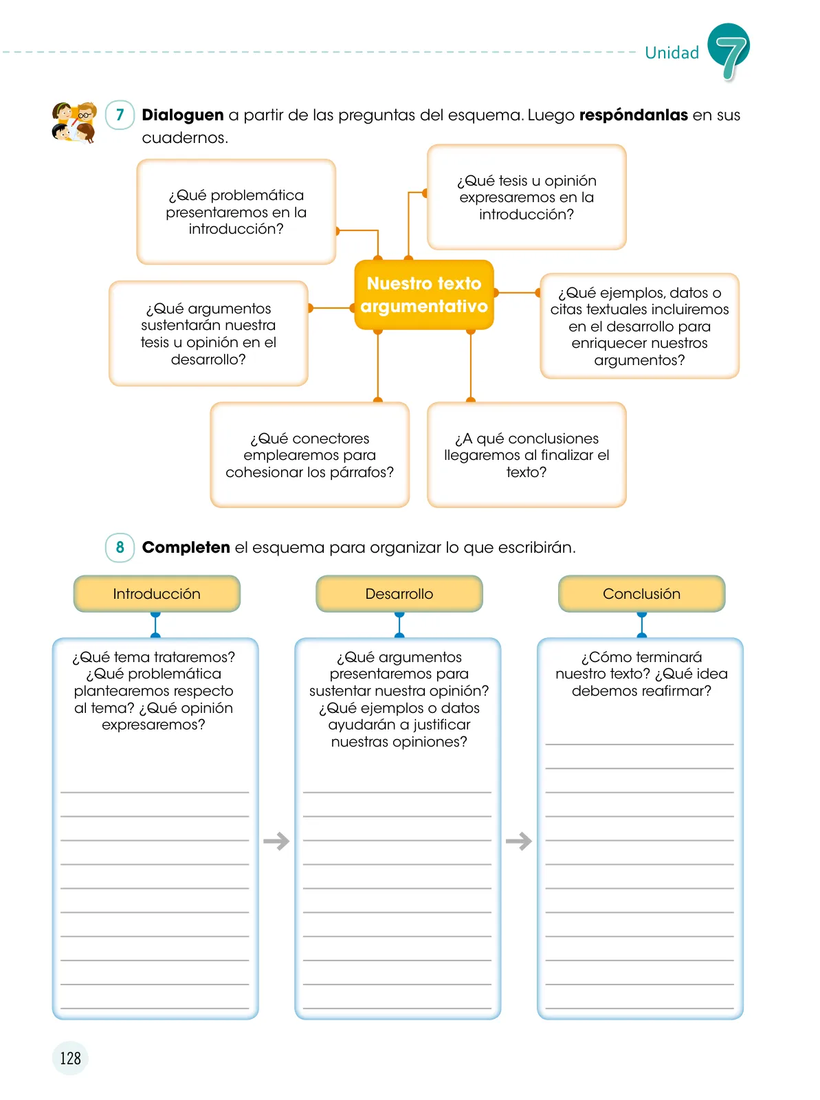 Página 129 de Comunicación 6 : cuaderno de trabajo para sexto grado de Educación Primaria 2019 · 2019