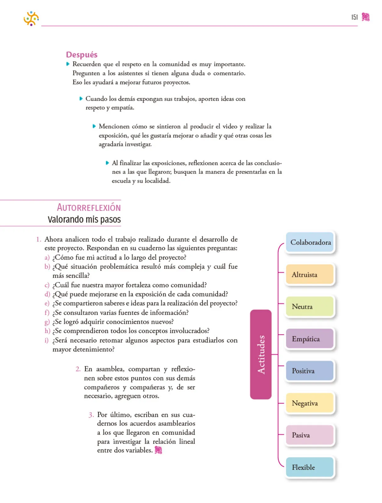 Miniatura página 152 de Colección Ximhai. Nuestro libro de proyectos.   Libro de Educación Secundaria Grado 1°  Ciclo Escolar 2025 - 2026