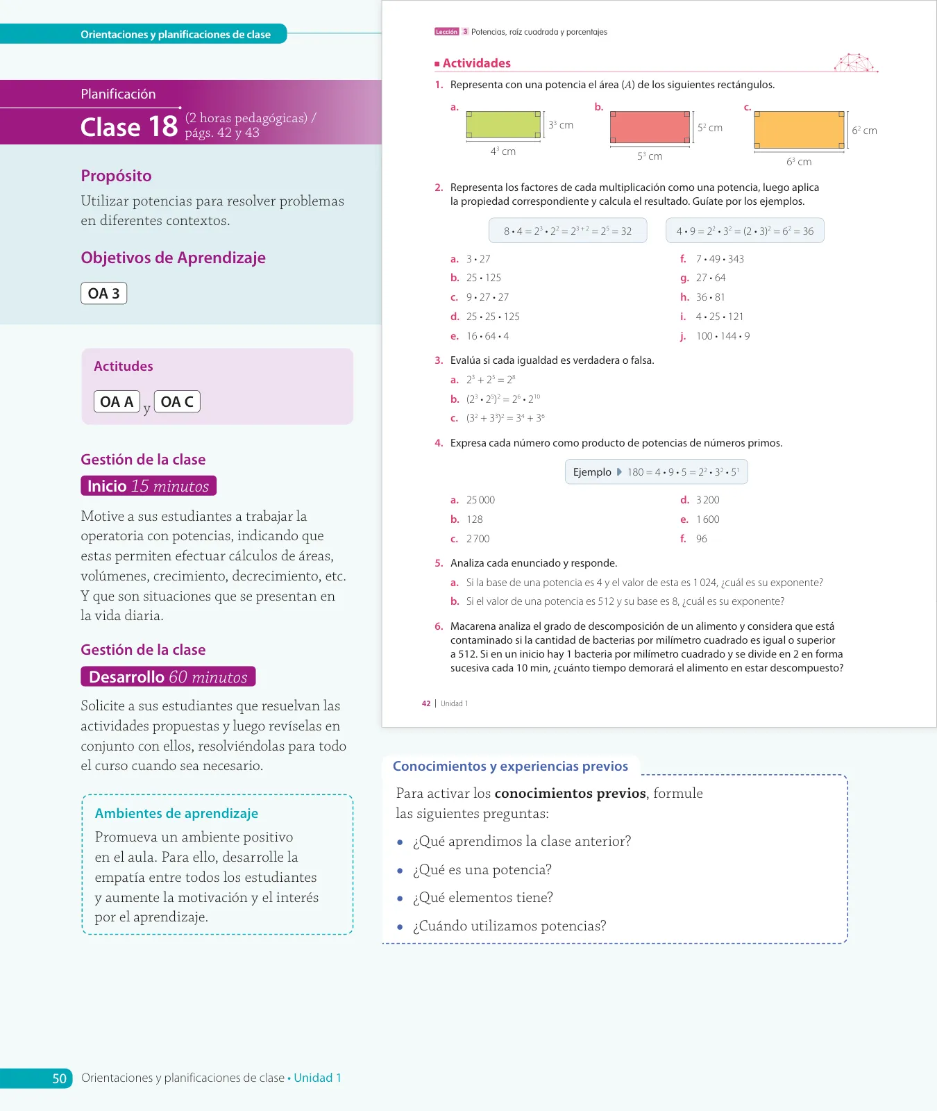 Página 52 de Matemática – Octavo Básico | Texto del Estudiante MINEDUC – Descargar PDF · 2024