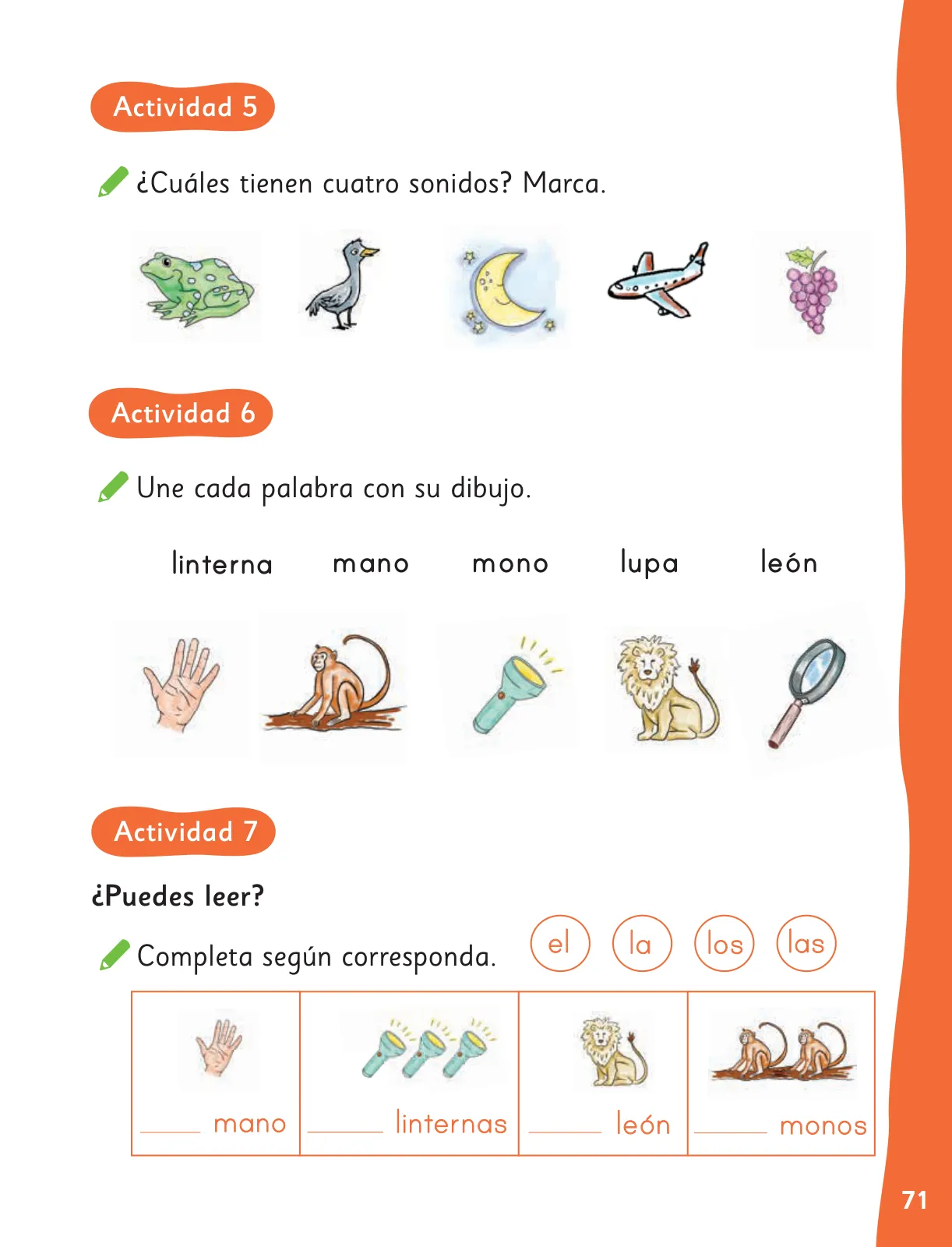 Página 74 de Lenguaje y Comunicación – Primero Básico | Texto del Estudiante MINEDUC – Descargar PDF · 2024