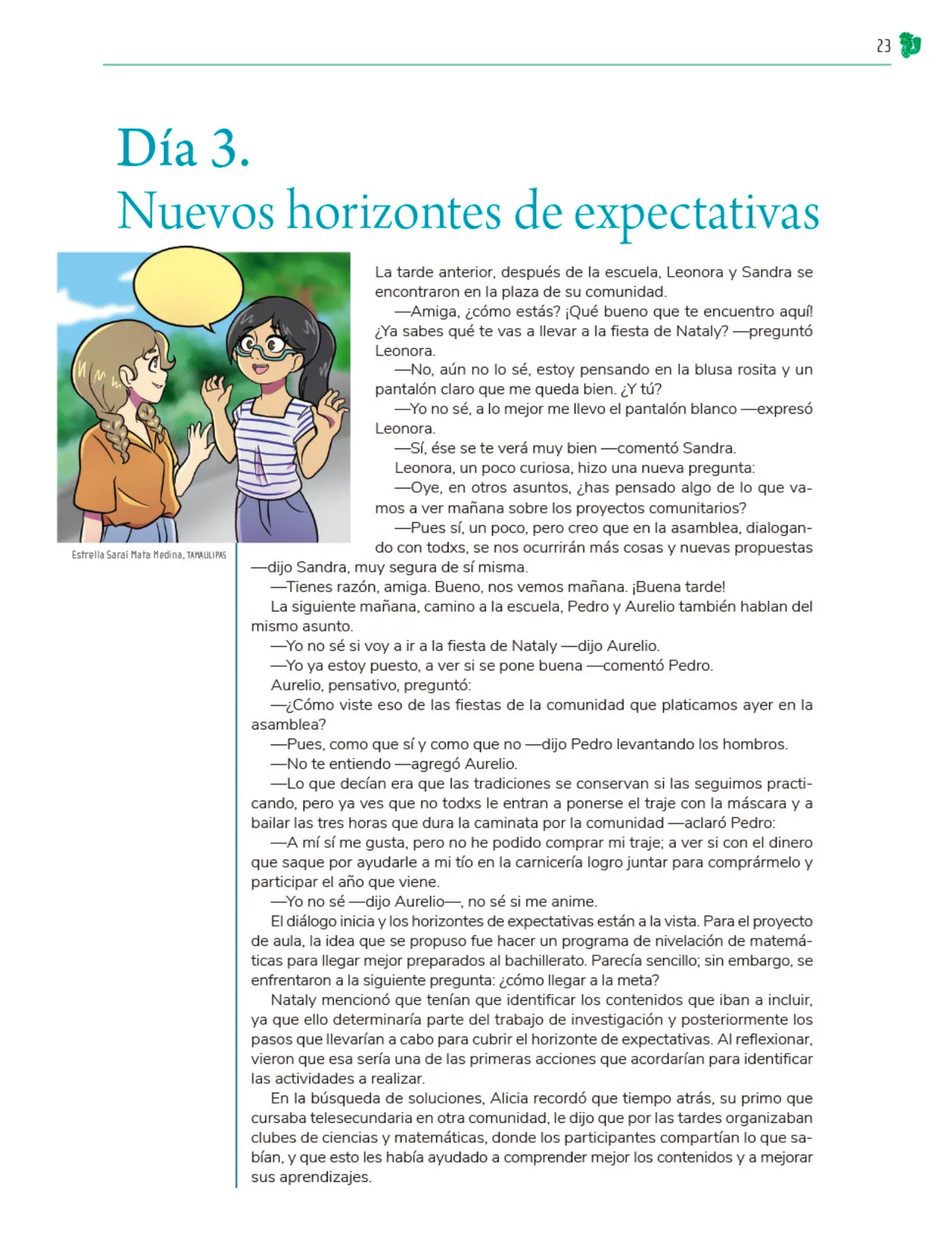 Miniatura página 24 de Colección Nanahuatzin. Nuestro libro de Proyectos. Tomo I.   Libro de Educación Telesecundaria Grado 3°  Ciclo Escolar 2025 - 2026