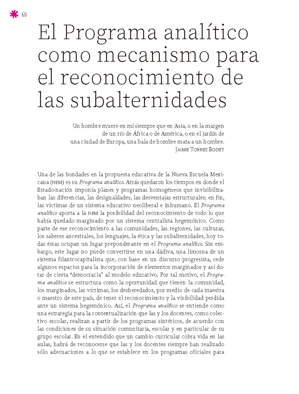 Página 69 de Un libro sin recetas para la maestra y el maestro. Fase 6. Libro de Educación Secundaria Grado 1°, 2°, 3° Ciclo Escolar 2025 - 2026