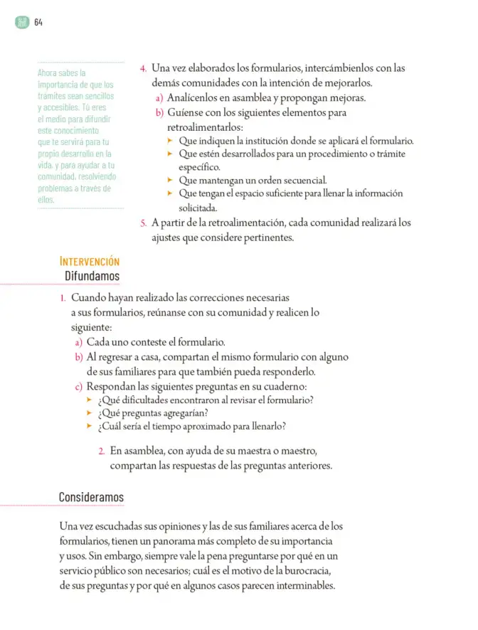 Página 67 de Proyectos Comunitarios. Libro de Educación Primaria Grado 5° Ciclo Escolar 2025 - 2026