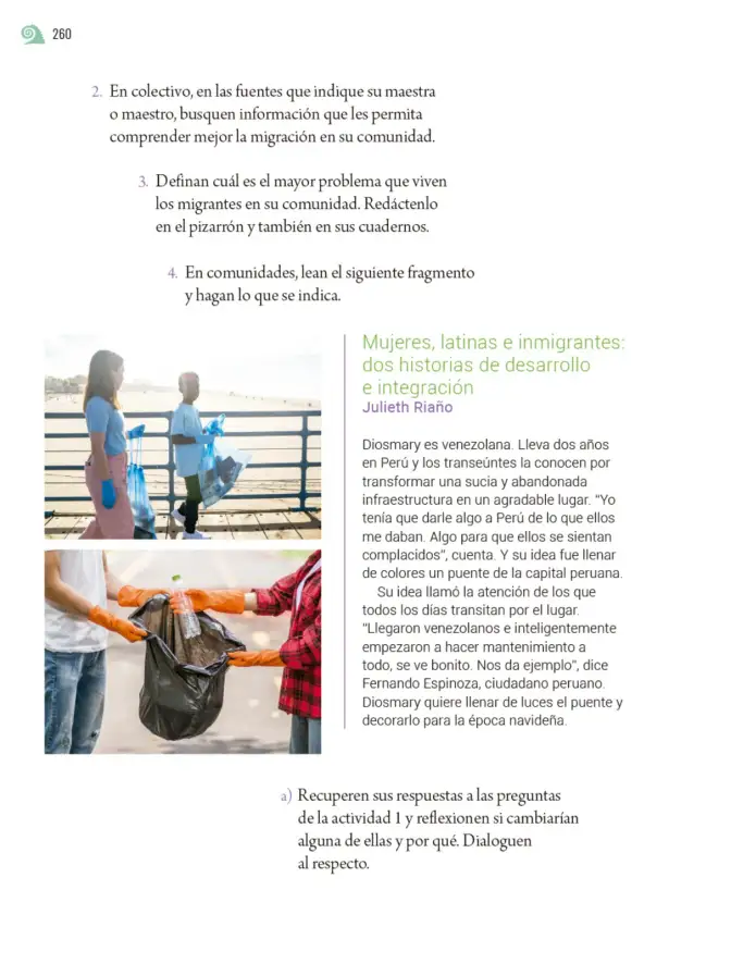 Página 263 de Proyectos de Aula. Libro de Educación Primaria Grado 6° Ciclo Escolar 2025 - 2026