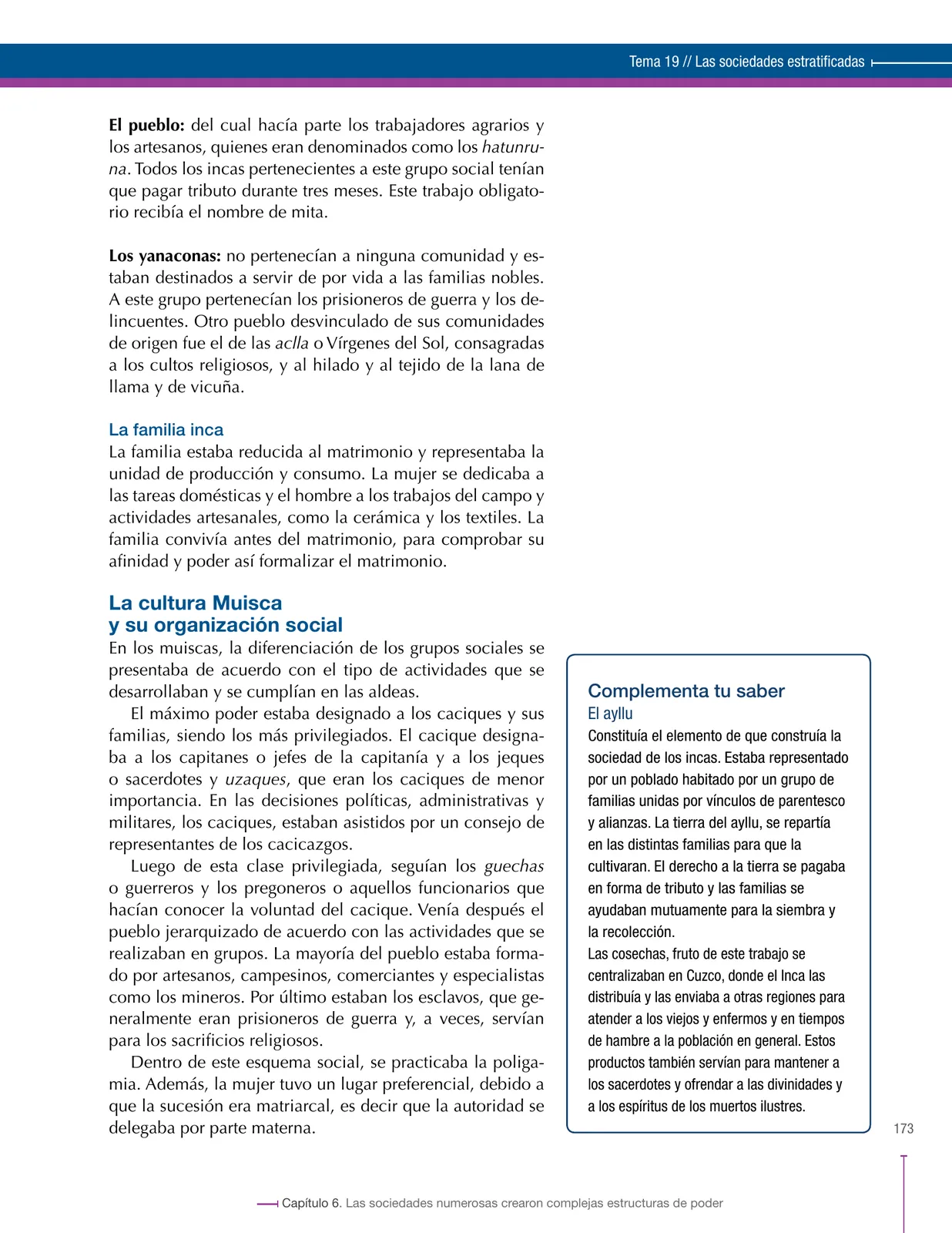 Página 173 de Ciencias Sociales 6° · Secundaria Activa