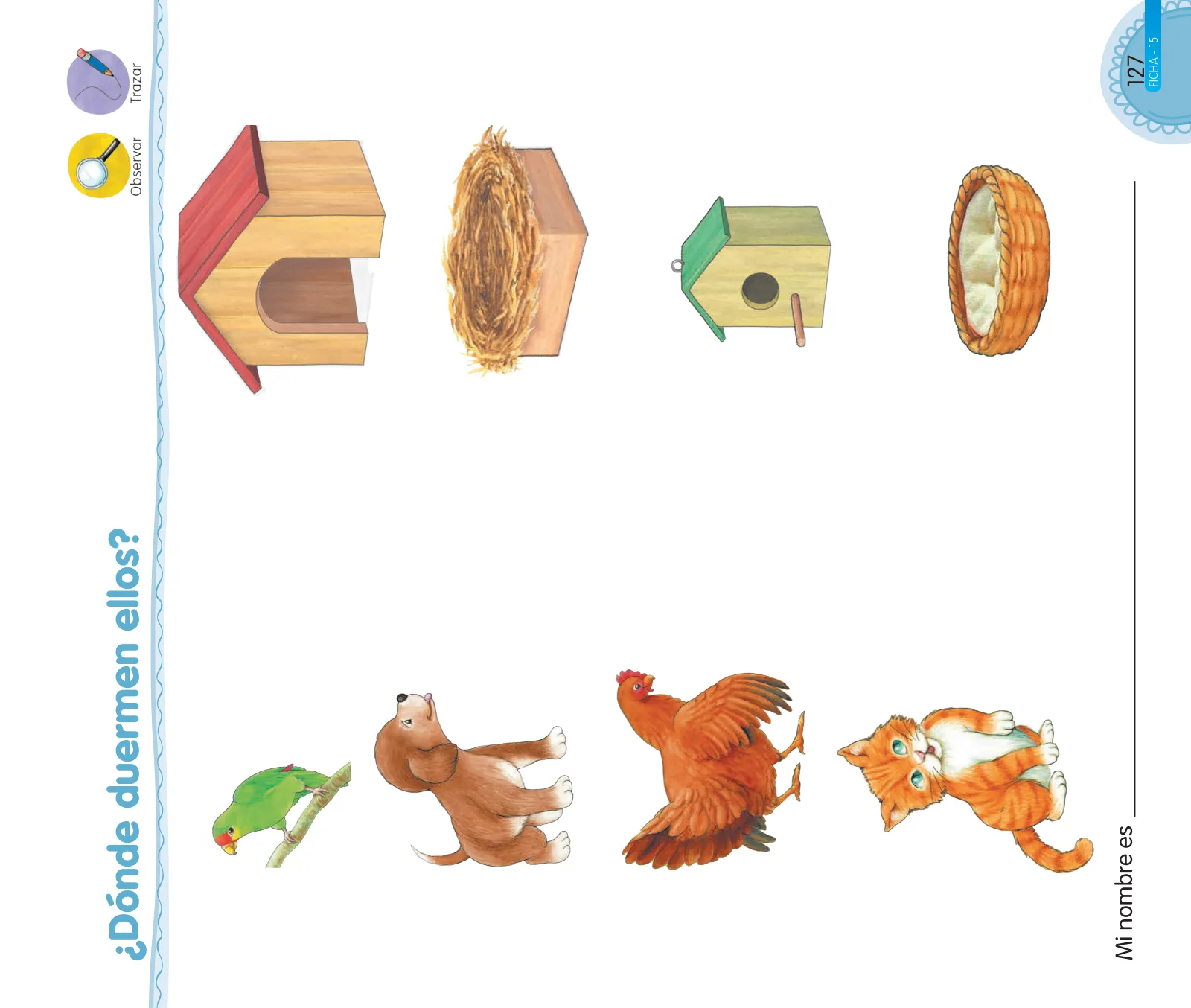 Miniatura página 129 de Aprendemos jugando : cuaderno de trabajo para niños y niñas de 4 años · 2017
