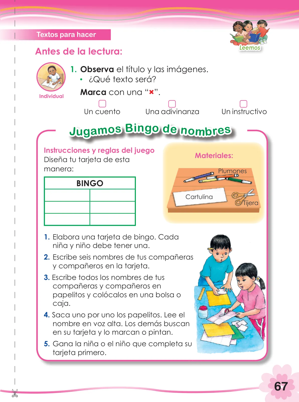 Página 69 de Comunicación 2 : cuaderno de trabajo para segundo grado de Educación Primaria 2019 · 2019