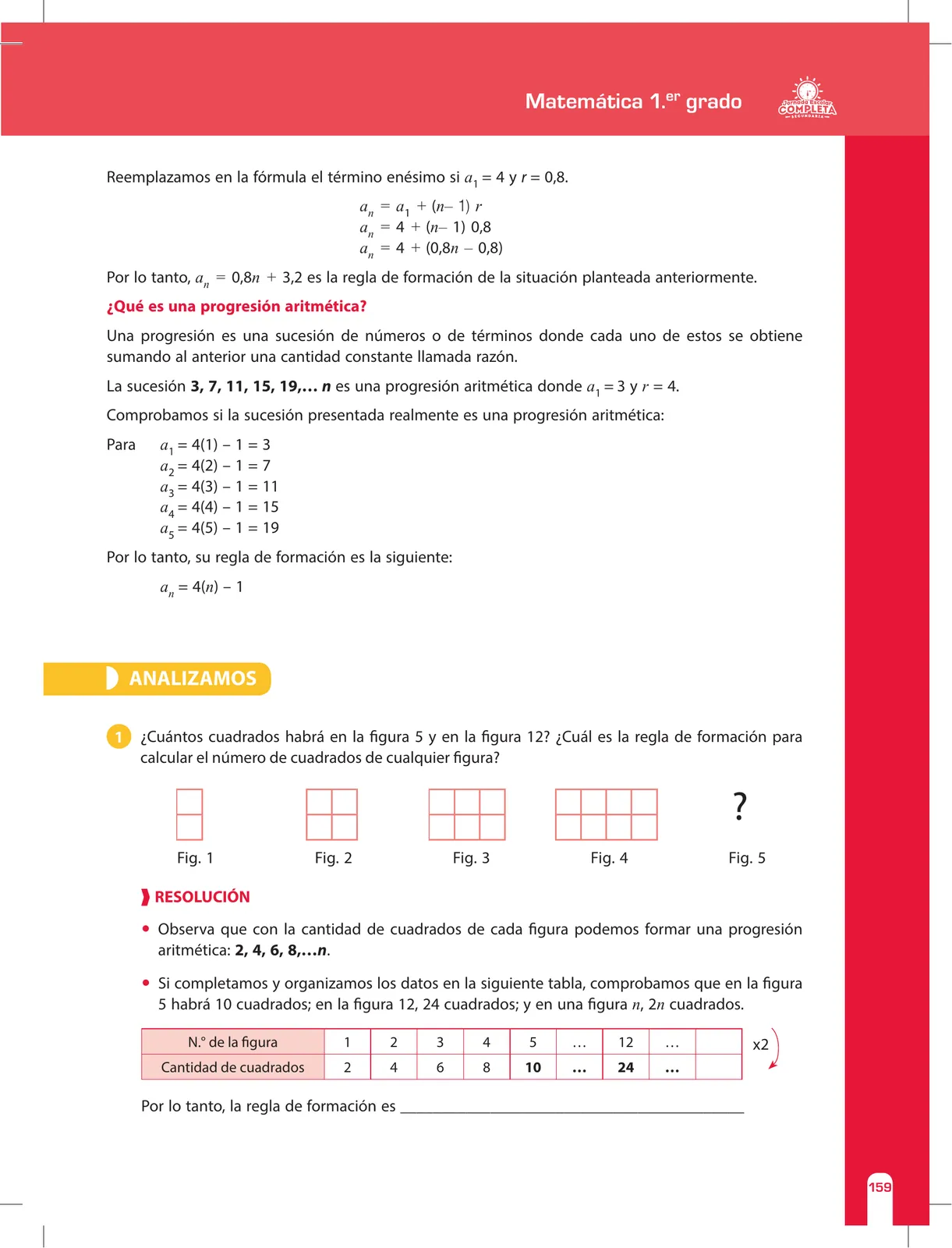Miniatura página 159 de Matemática 1 : cuaderno de reforzamiento pedagógico - JEC · 2016