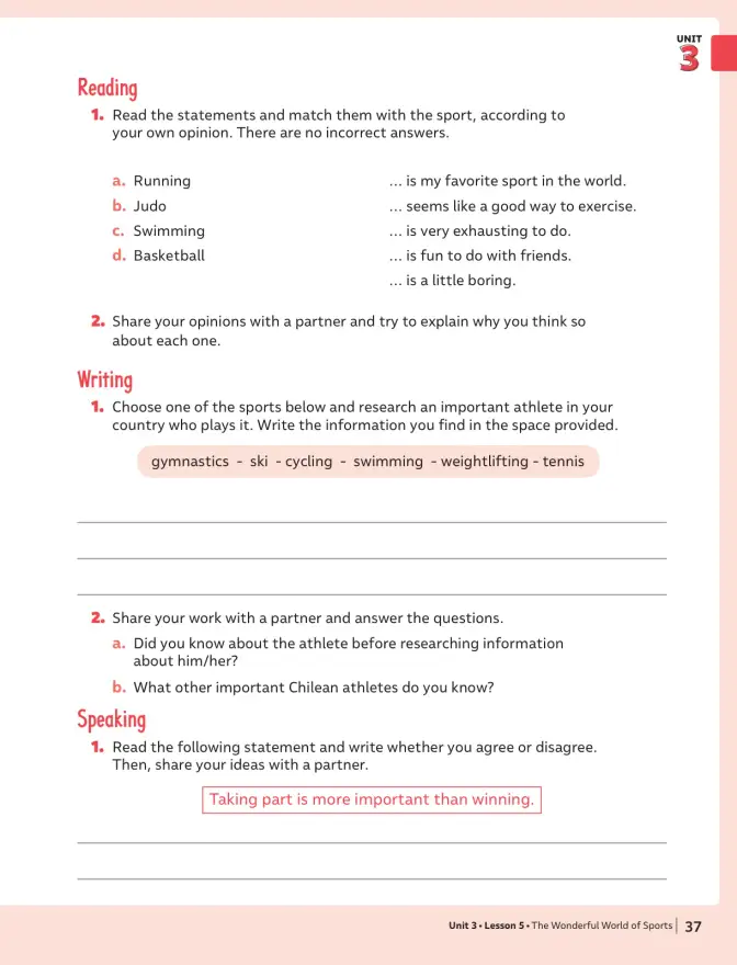 Página 38 de Inglés – Séptimo Básico | Student’s Book MINEDUC – Descargar PDF · 2024