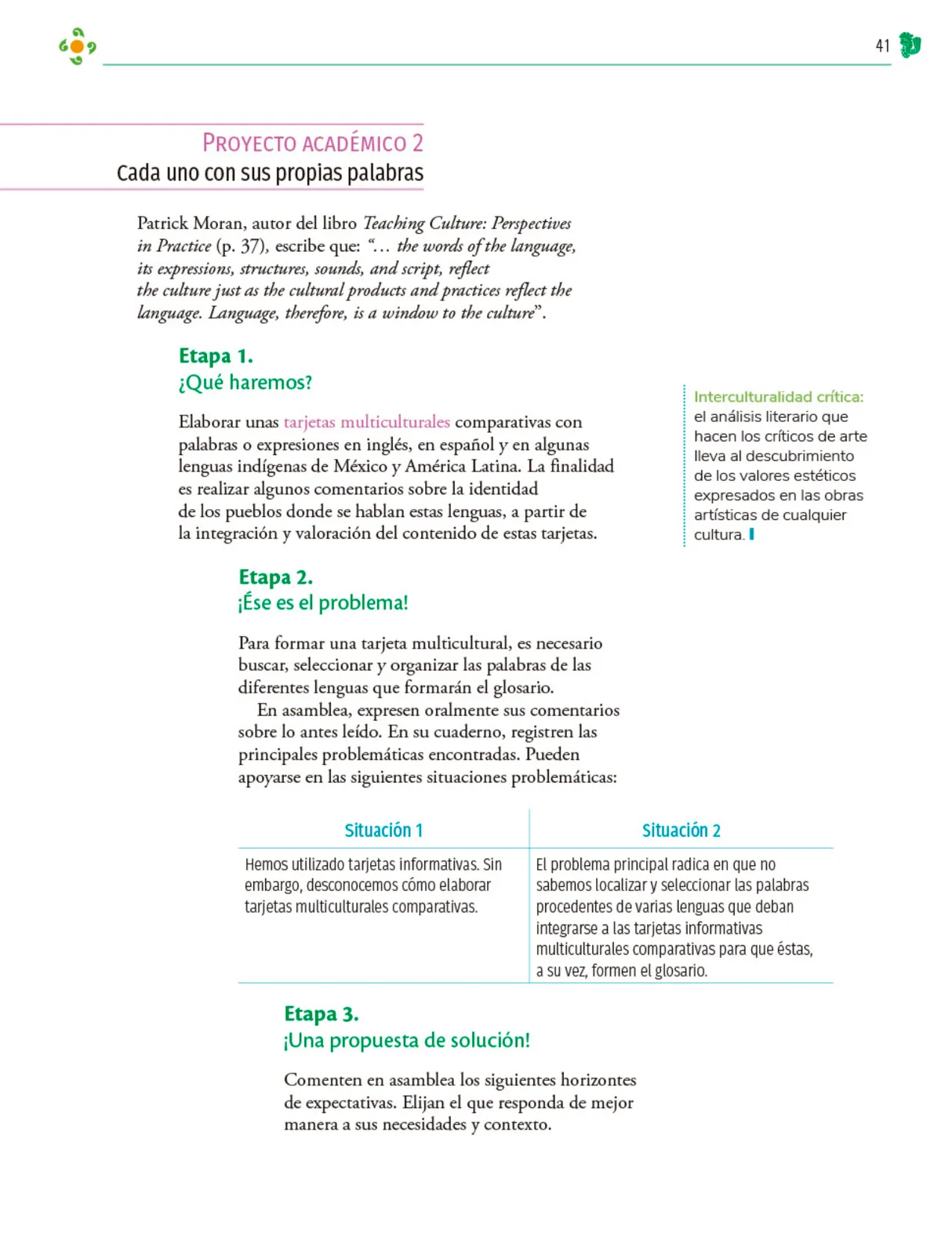 Miniatura página 42 de Colección Ximhai. Nuestro libro de Proyectos. Tomo I.   Libro de Educación Telesecundaria Grado 1°  Ciclo Escolar 2025 - 2026