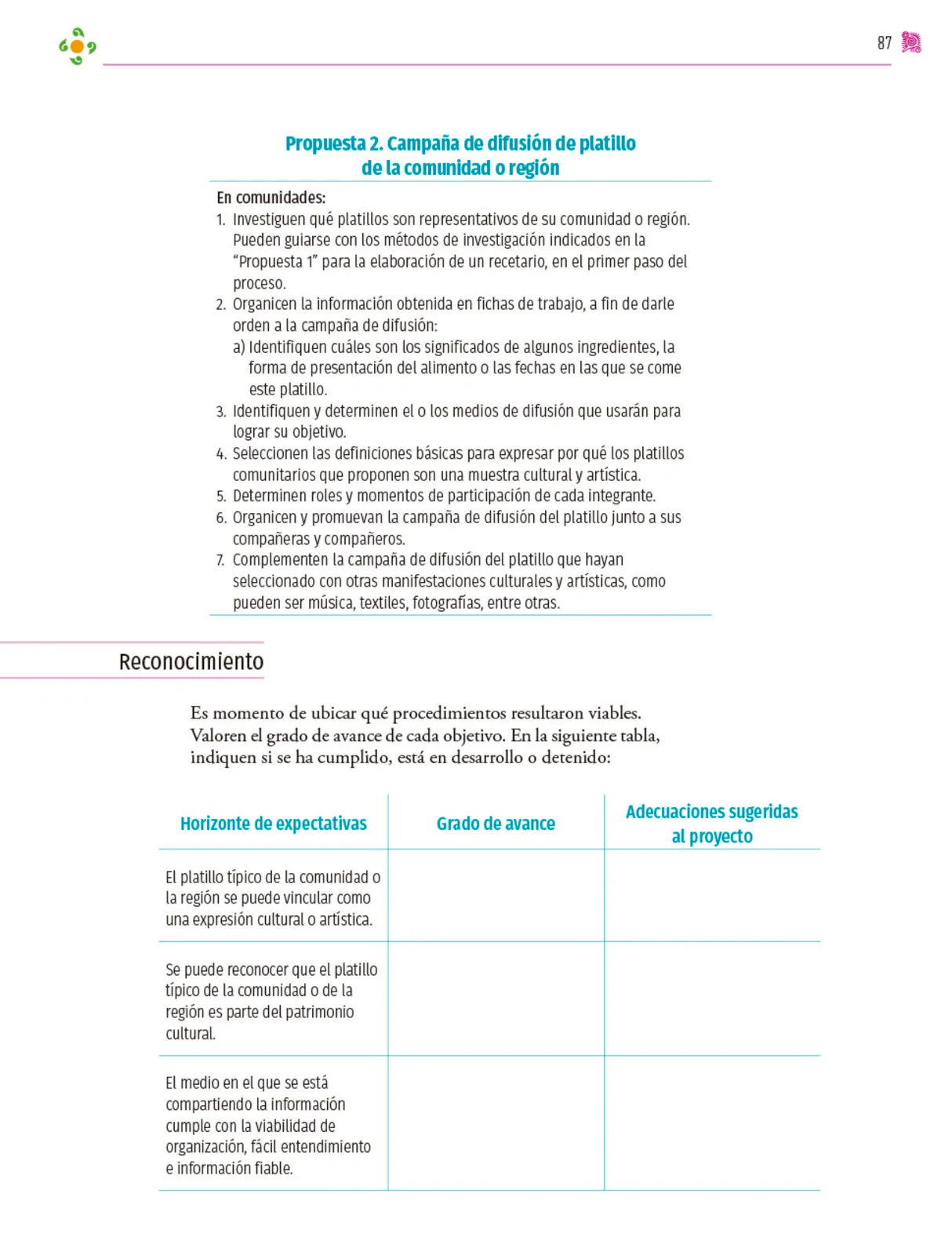Miniatura página 88 de Colección Ximhai. Nuestro libro de proyectos.   Libro de Educación Secundaria Grado 1°  Ciclo Escolar 2025 - 2026