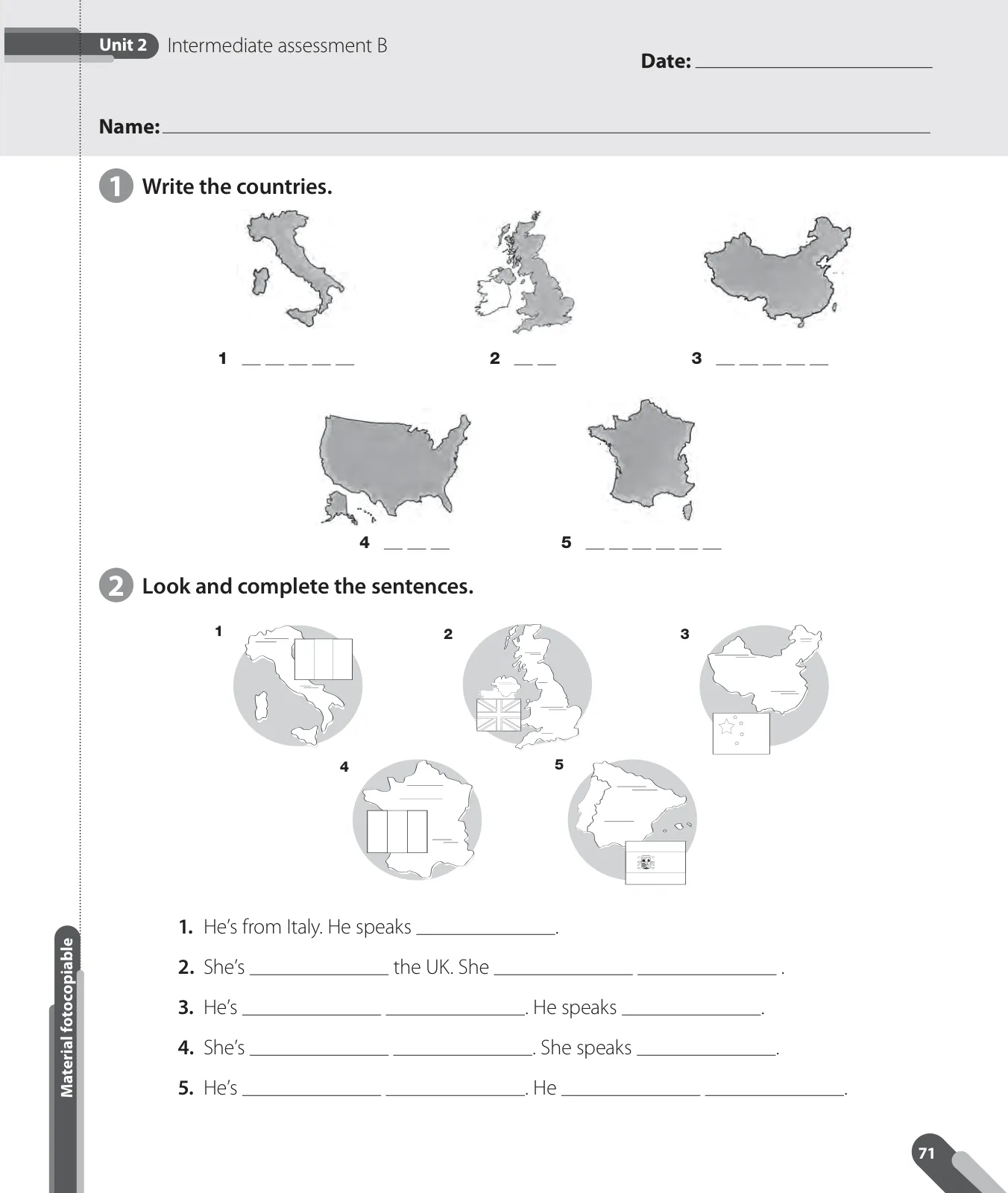 Página 73 de Inglés – Cuarto Básico | Texto del Estudiante MINEDUC – Descargar PDF · 2024