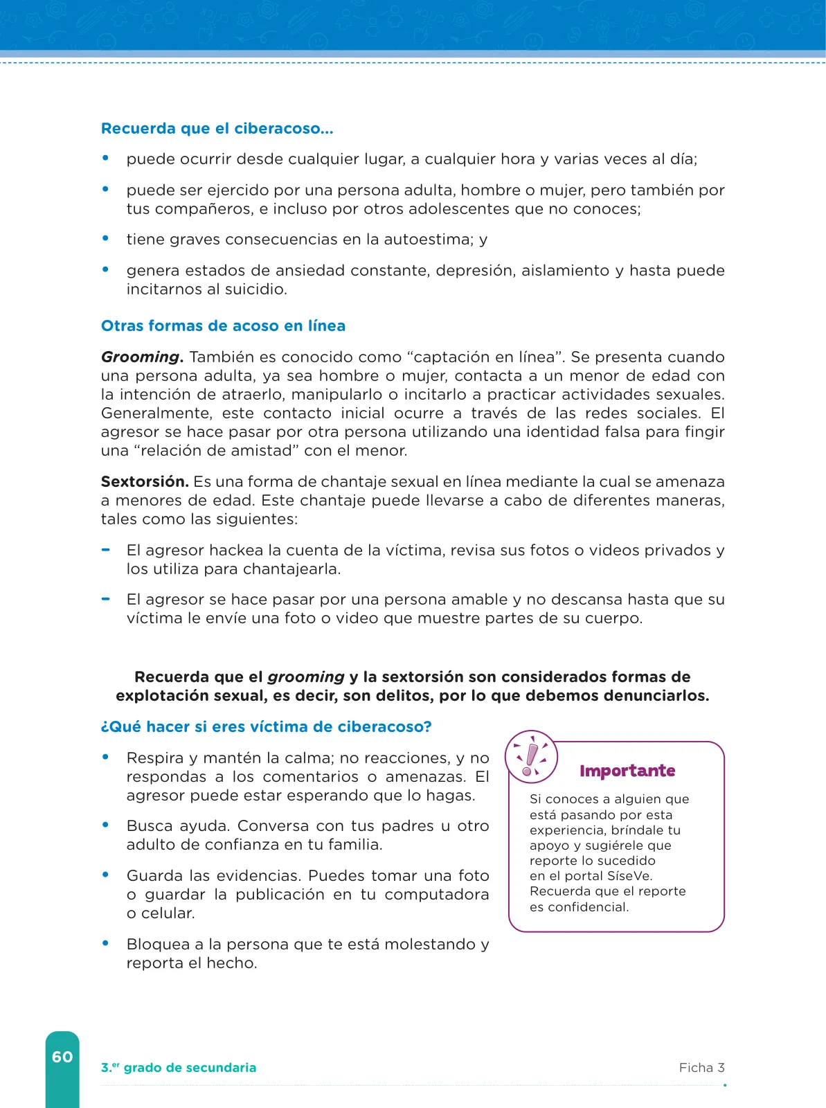 Miniatura página 62 de Fichas de aprendizaje de Comunicación 3 · 2024