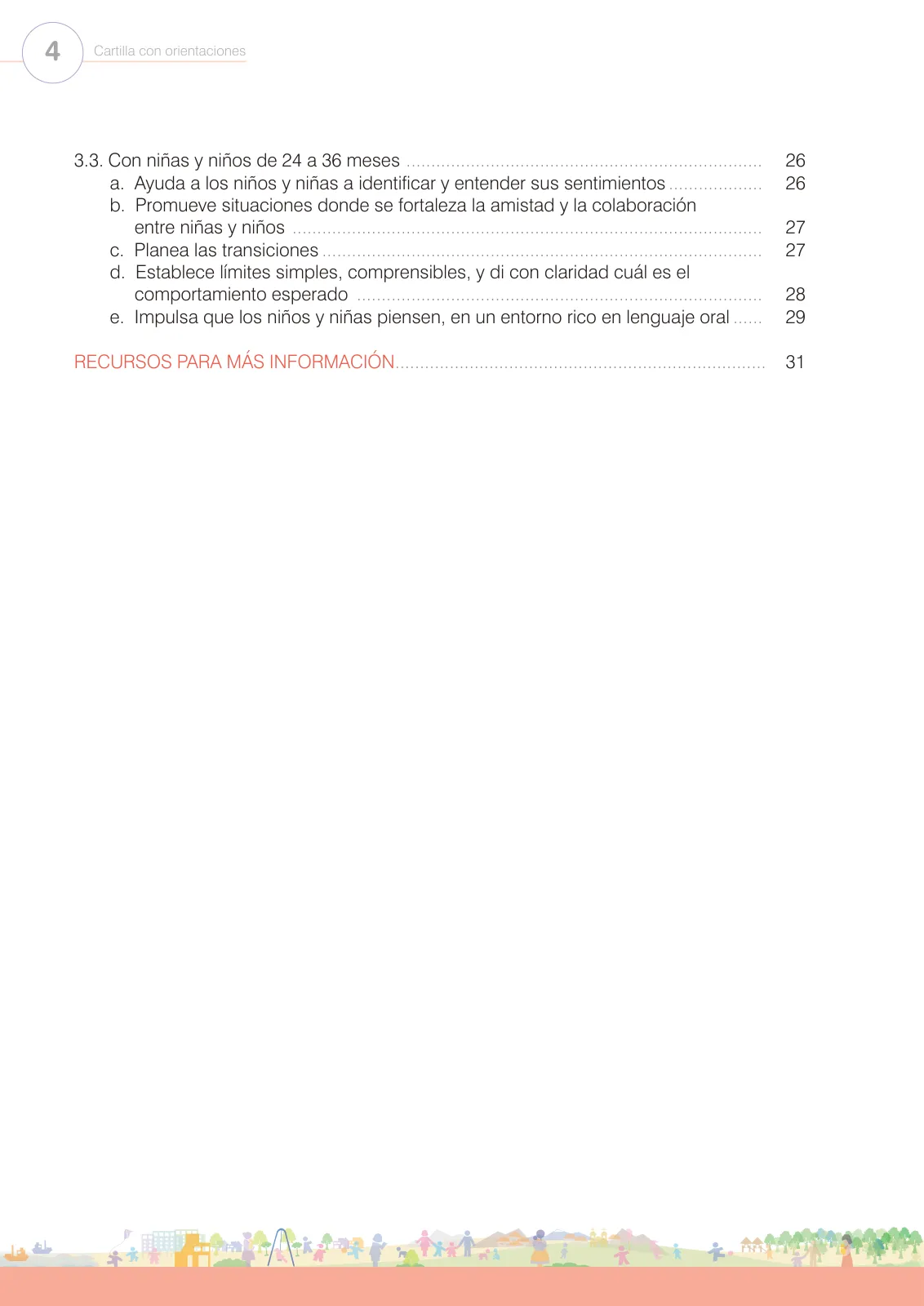 Miniatura página 6 de Regulación de emociones. Cartilla con orientaciones para el Ciclo I de Educación Inicial · 2024